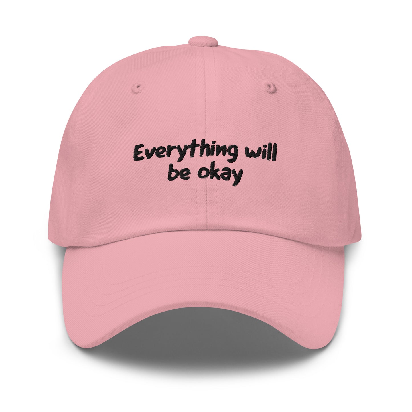 Everything Will Be Okay Hat - Pink 