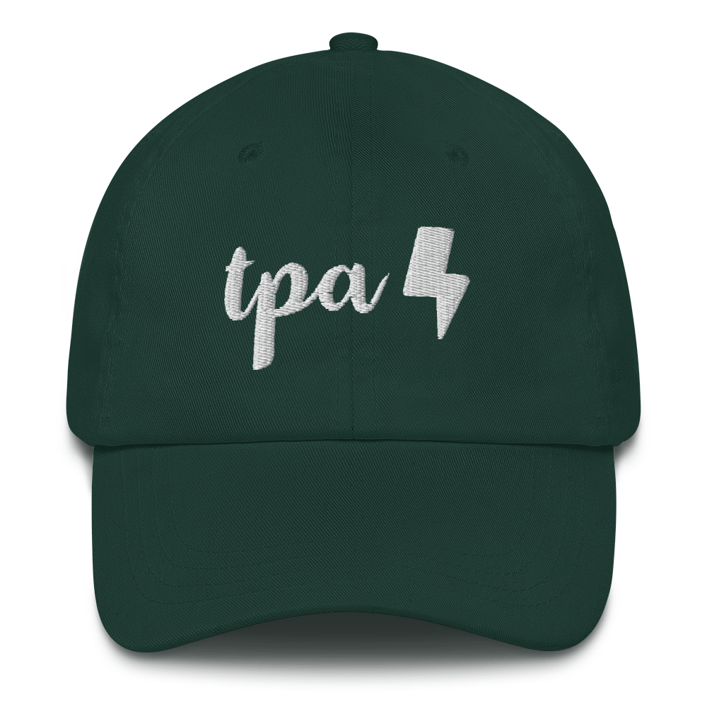 Tampa Lightning Bolt Hat - Green Front