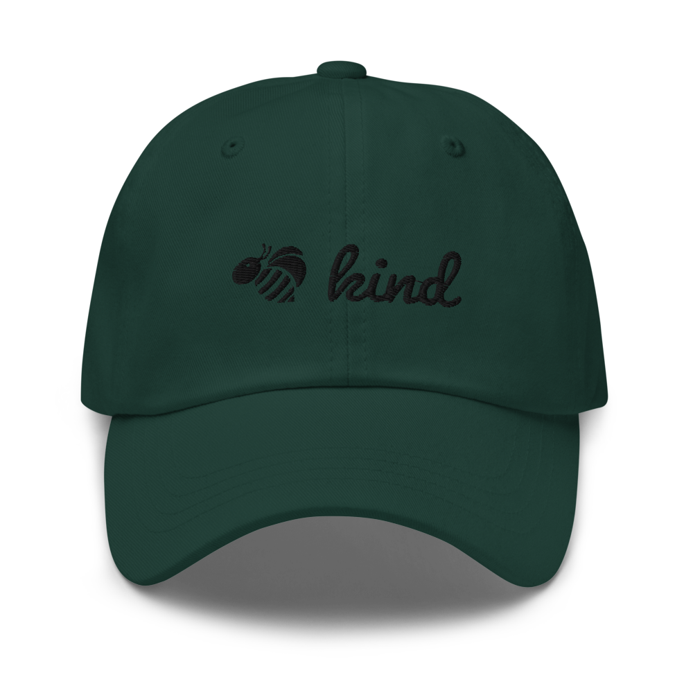 Bee Kind Novelty Hat - Green Front