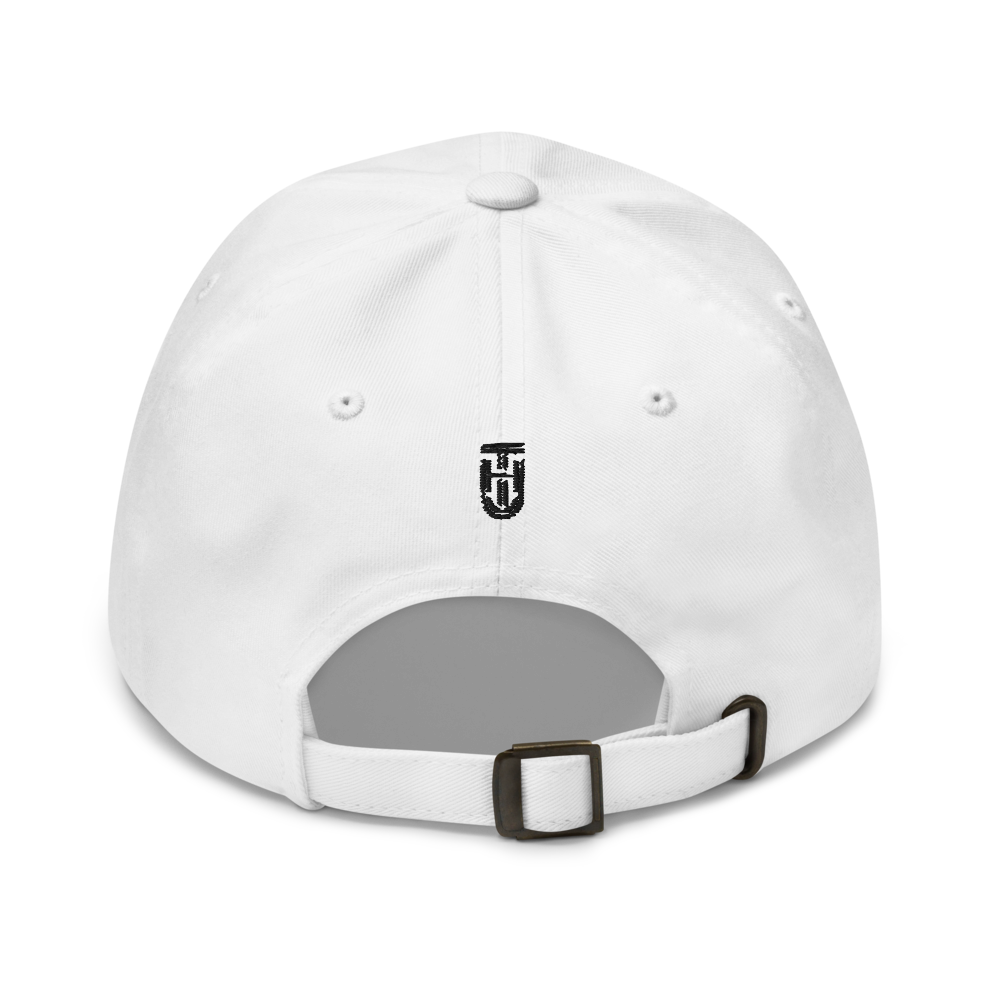 PHL Script Sports Hat - White Back