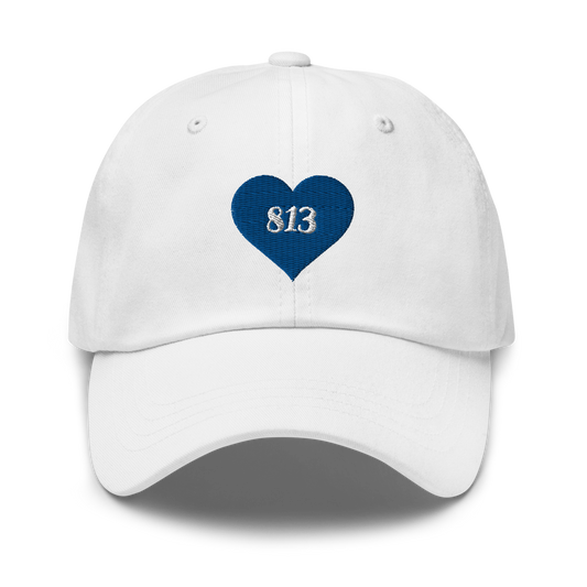 Tampa Bay Area Code Hat - White Front
