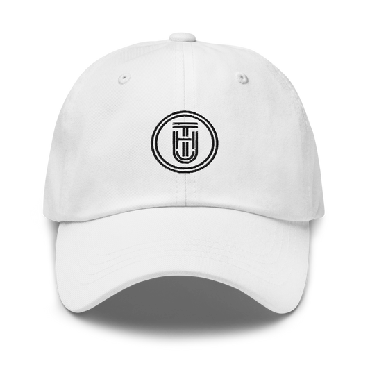 Cotton Sports Sun Hat - White Front