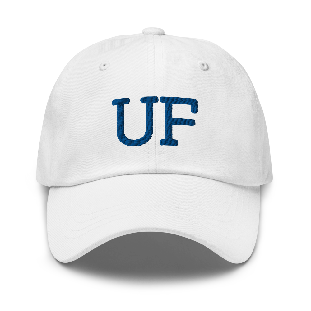 UF Block Sports Hat - White Front