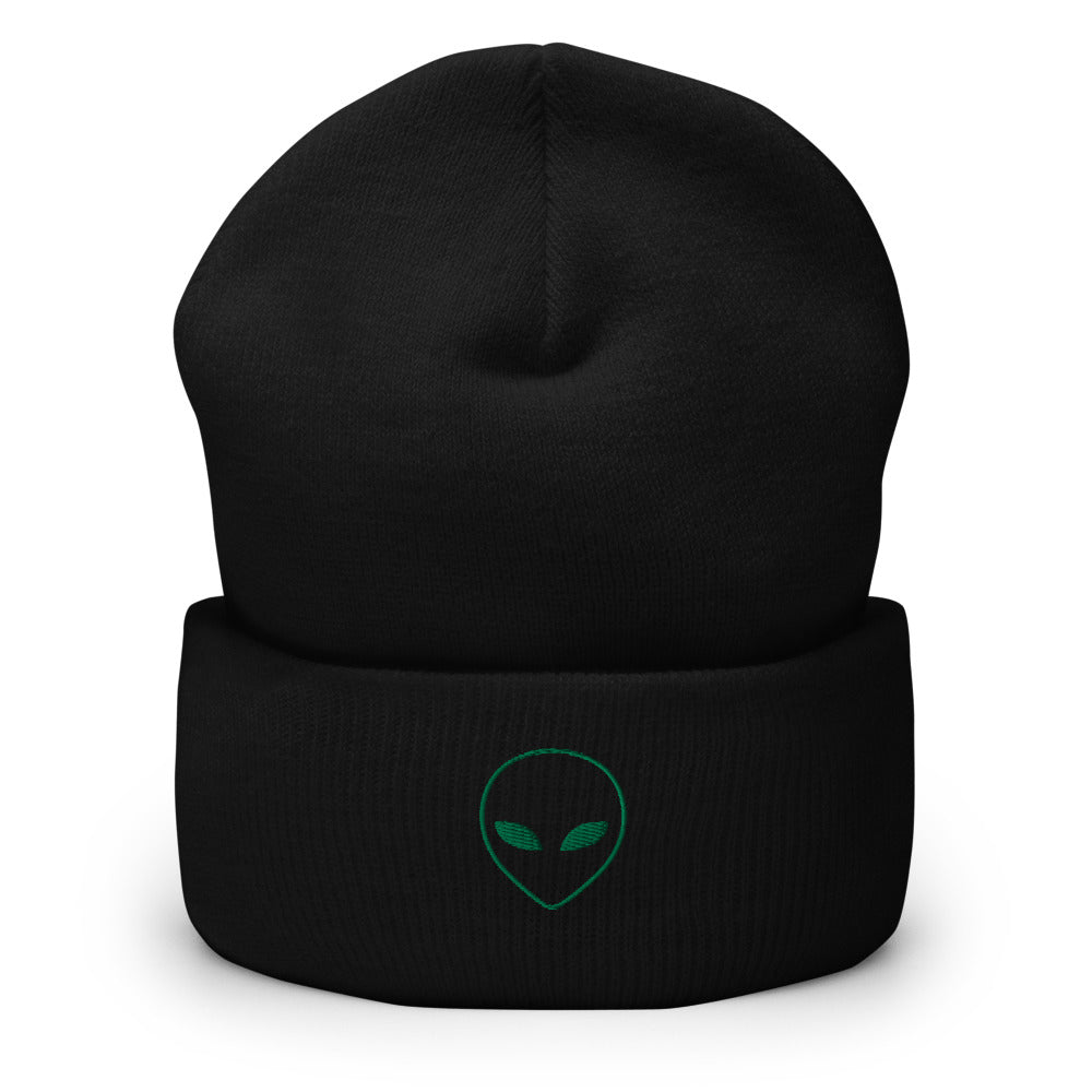 Alien Icon Beanie - Souvenir Shop - Black Front