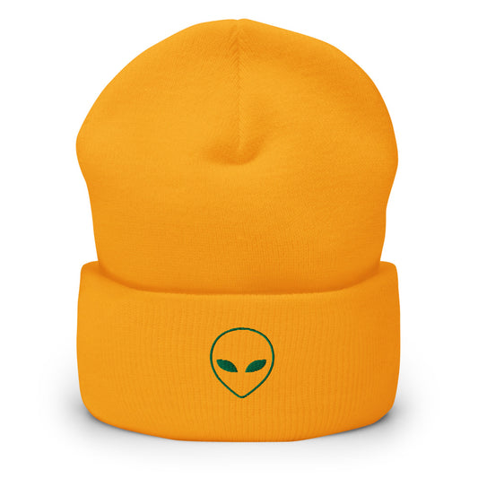Alien Icon Beanie - Souvenir Shop - Gold Front