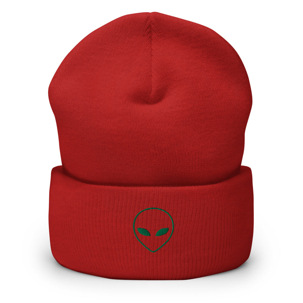 Alien Icon Beanie - Souvenir Shop - Red Front