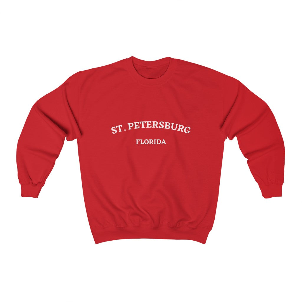 St. Petersburg Arc Crewneck - Red Front