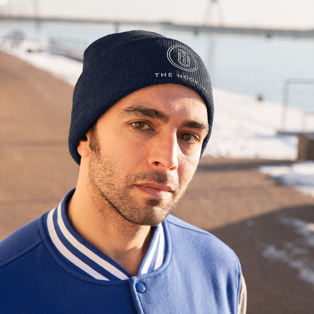 Embroidered Knit Beanie - The Hook Up