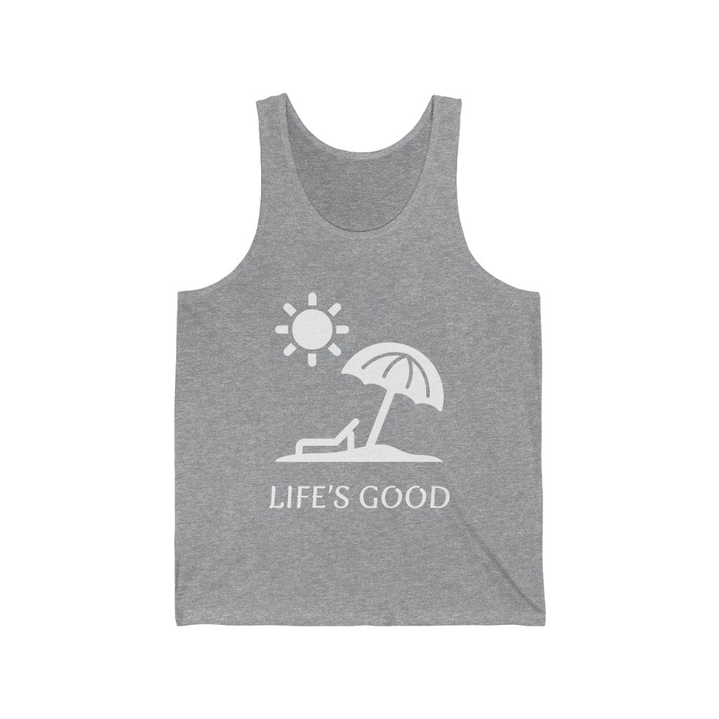 Life's Good Tank Top - Grey