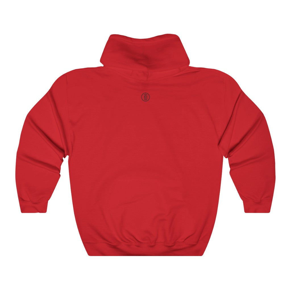 Cozy 'Burg Vibes' Hoodie - Red Back