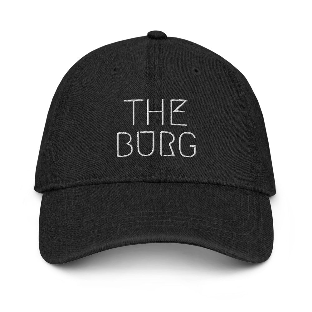 St. Petersburg Denim Hat - Black Front 