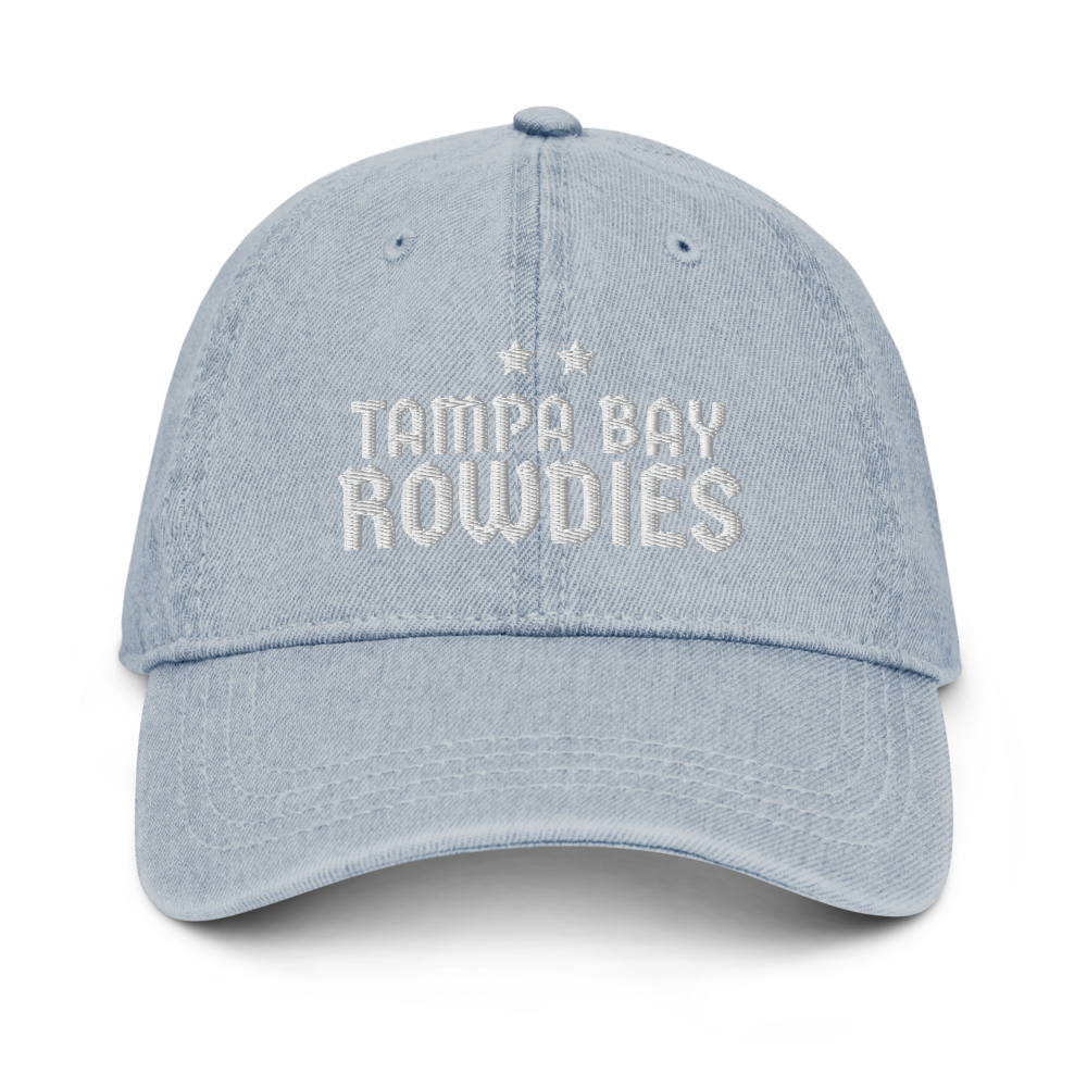 Rowdies Denim Hat - White - The Hook Up
