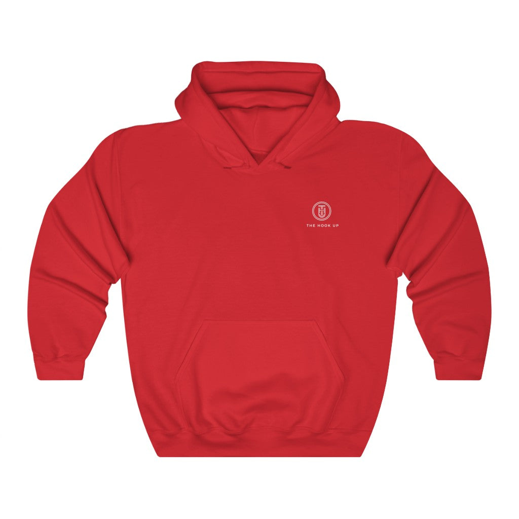 Cozy Branded Oversized Hoodie - Red
