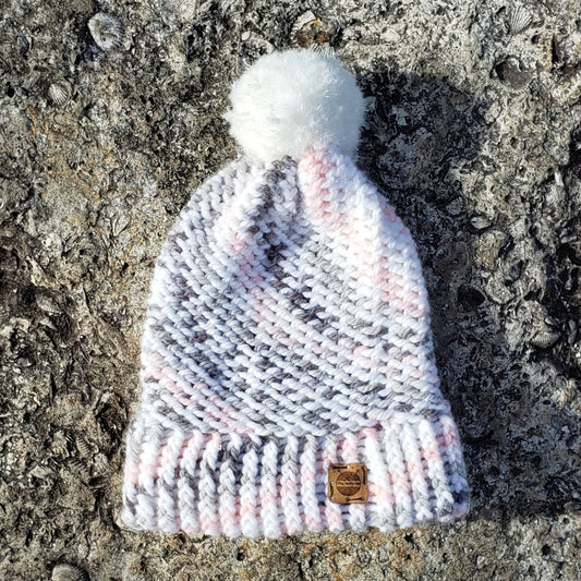 Handmade Camo Pink Winter Beanie - Souvenir Shop