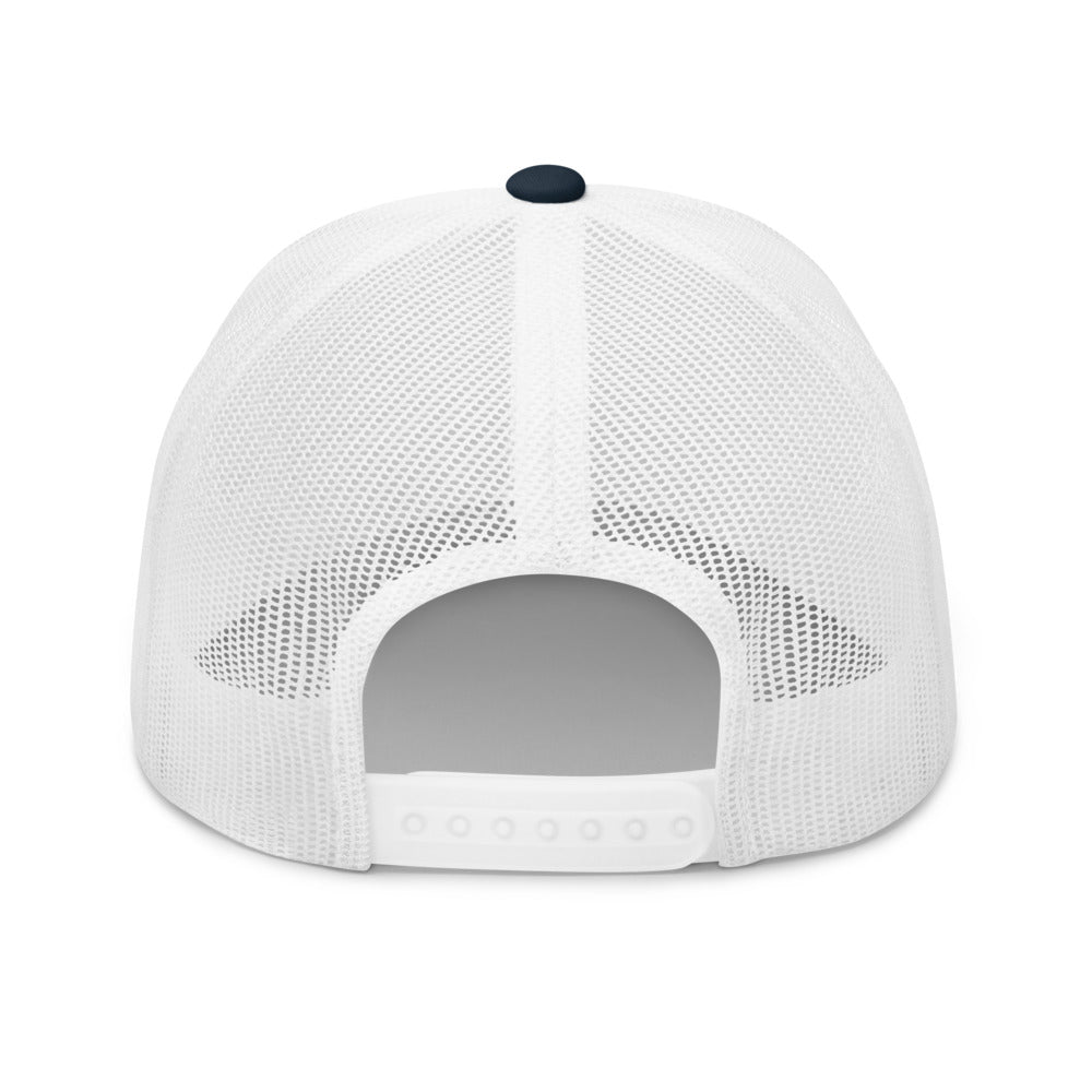 813 Mesh Trucker Hat - White Back 