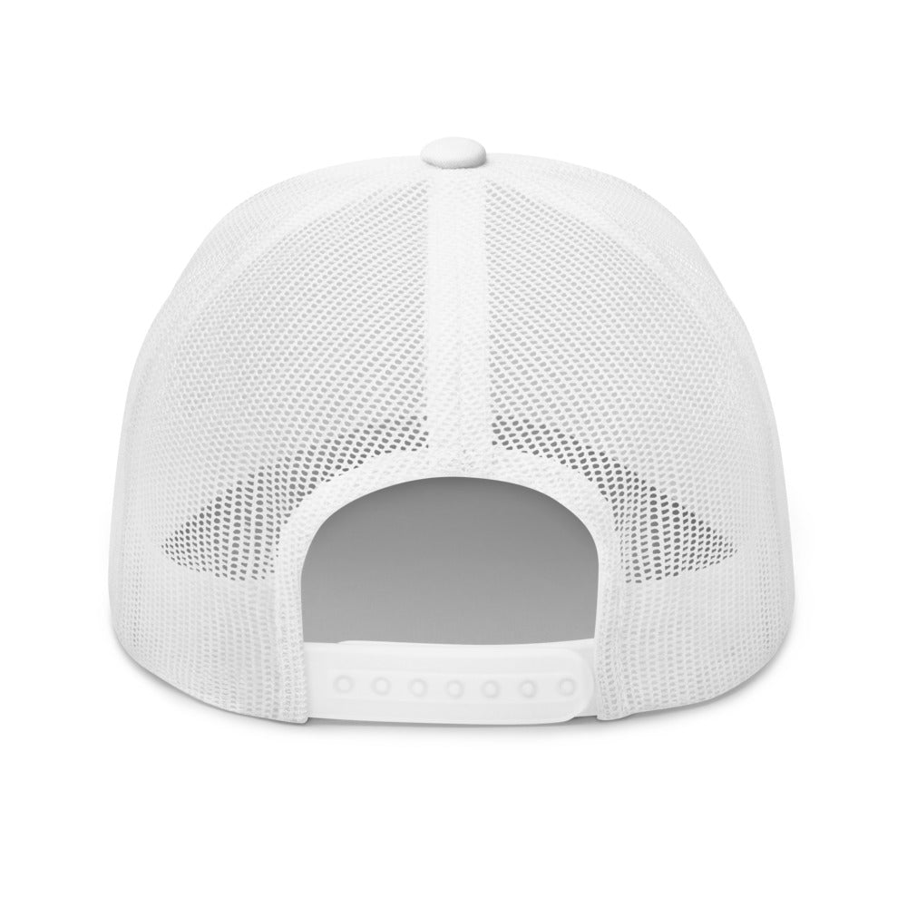 813 Mesh Trucker Hat - White Back