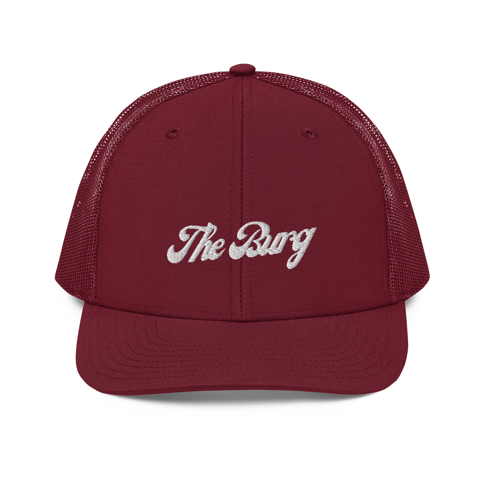 The Burg Trucker Hat - Red Front
