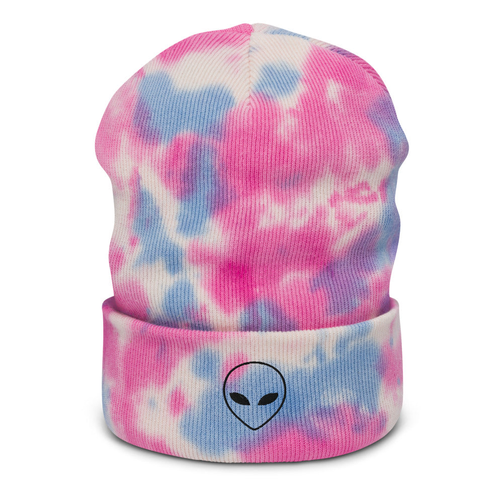 Alien Tie-Dye Beanie - Souvenir Shop - Tie Dye Pink