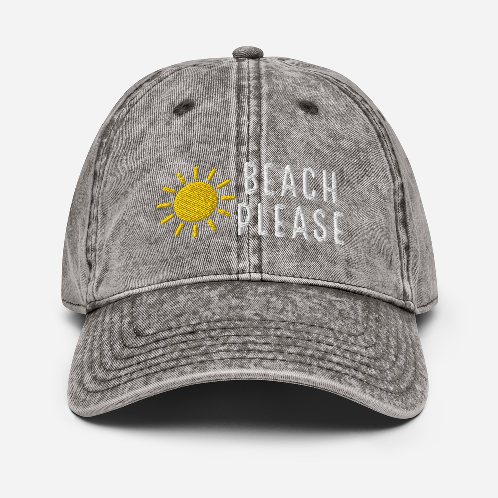 Beach Please Vintage Hat - The Hook Up