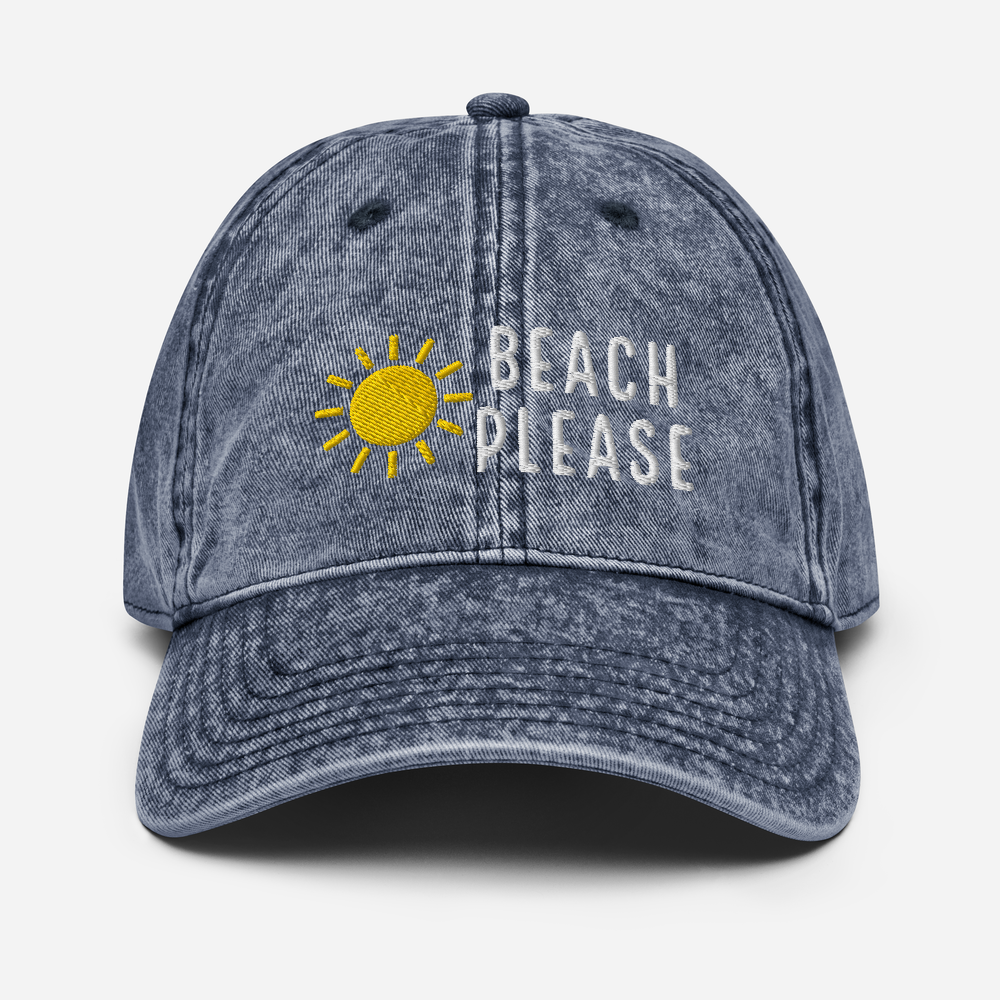 Beach Please Vintage Hat - The Hook Up