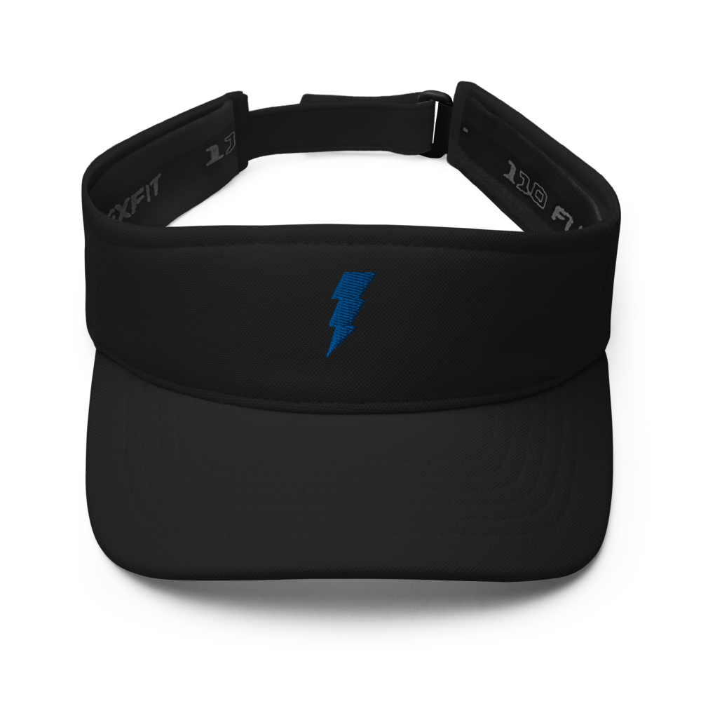 Tampa Bay Bolts Sun Visor - Beach/Golf/Hiking/Sports - Black