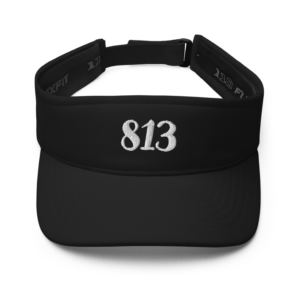 Tampa Bay 813 Sun Visor - Beach/Golf/Hiking/Sports