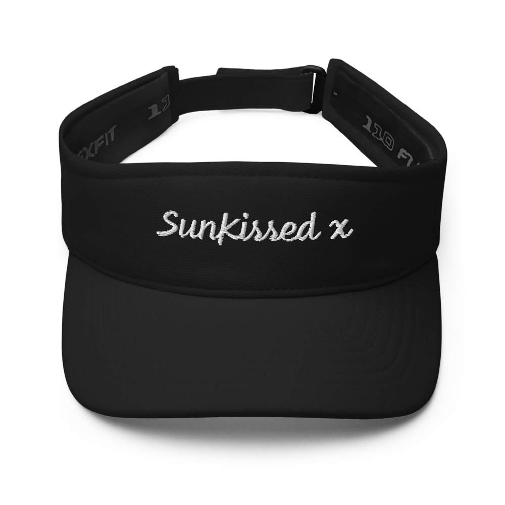 Sun Kissed Beach Visor - Black
