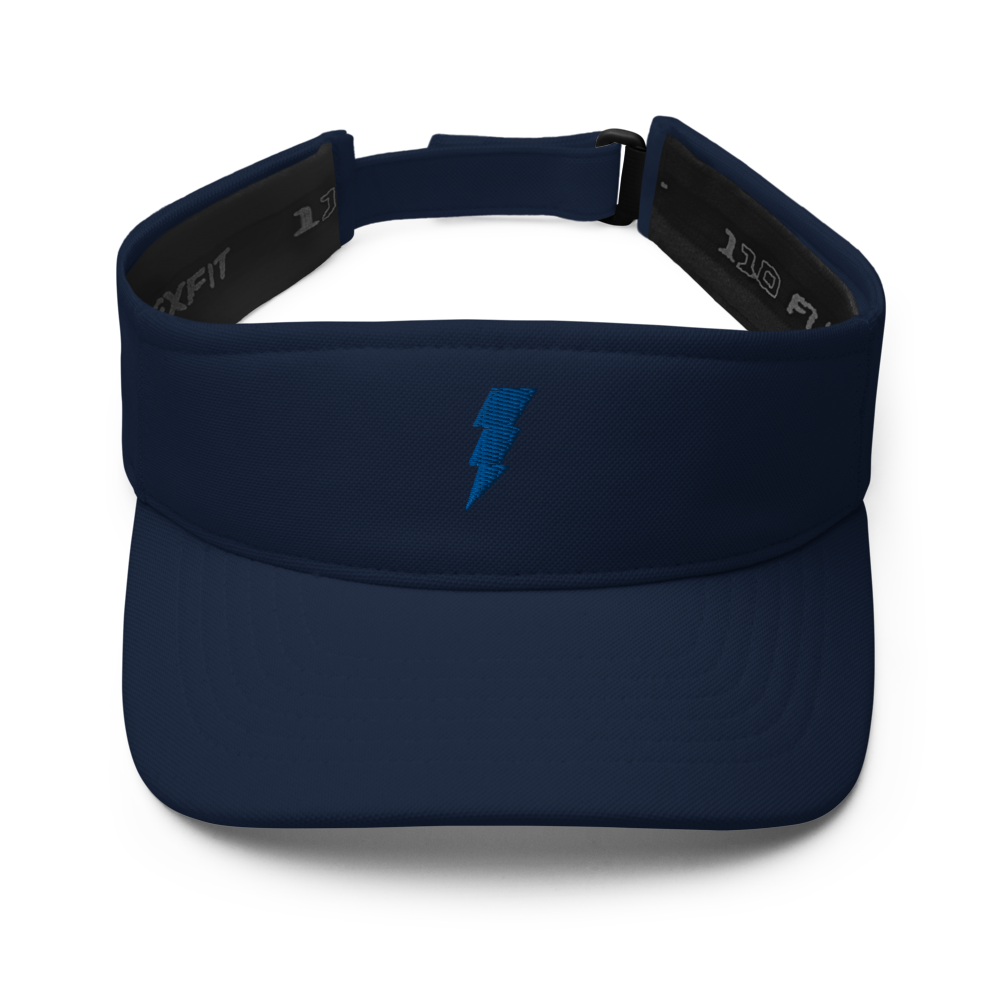 Tampa Bay Bolts Sun Visor - Beach/Golf/Hiking/Sports - Navy