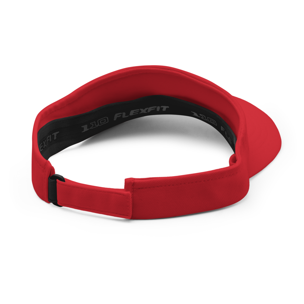 Sun Kissed Beach Visor - Red