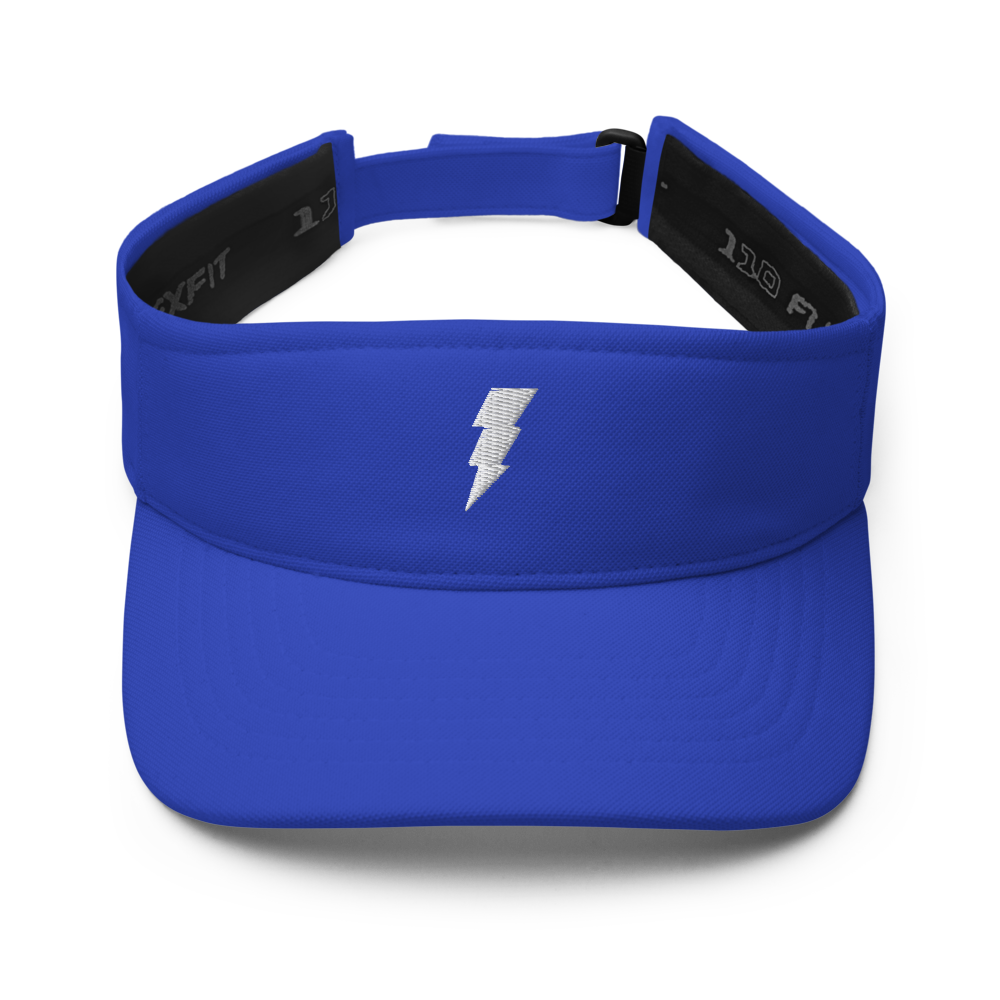 Tampa Bay Bolts Sun Visor - Beach/Golf/Hiking/Sports - Blue