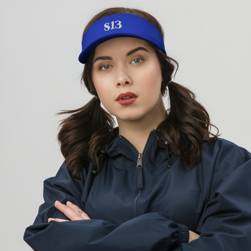 Tampa Bay 813 Sun Visor - Beach/Golf/Hiking/Sports