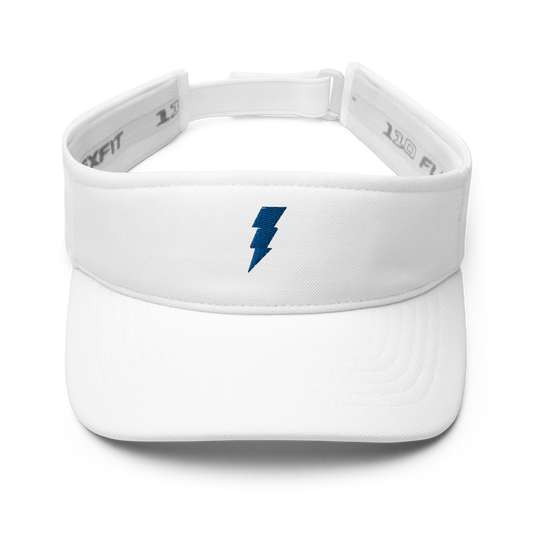 Tampa Bay Bolts Sun Visor - Beach/Golf/Hiking/Sports - White