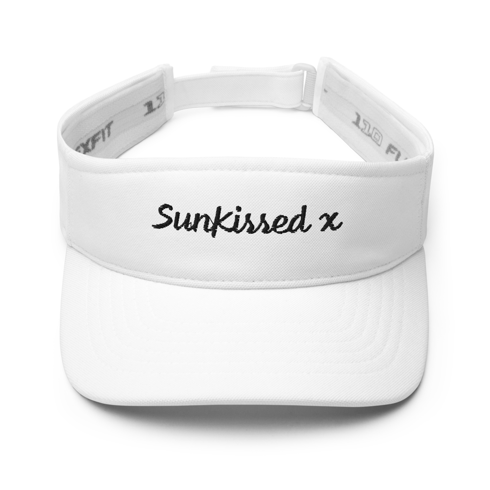 Sun Kissed Beach Visor - White