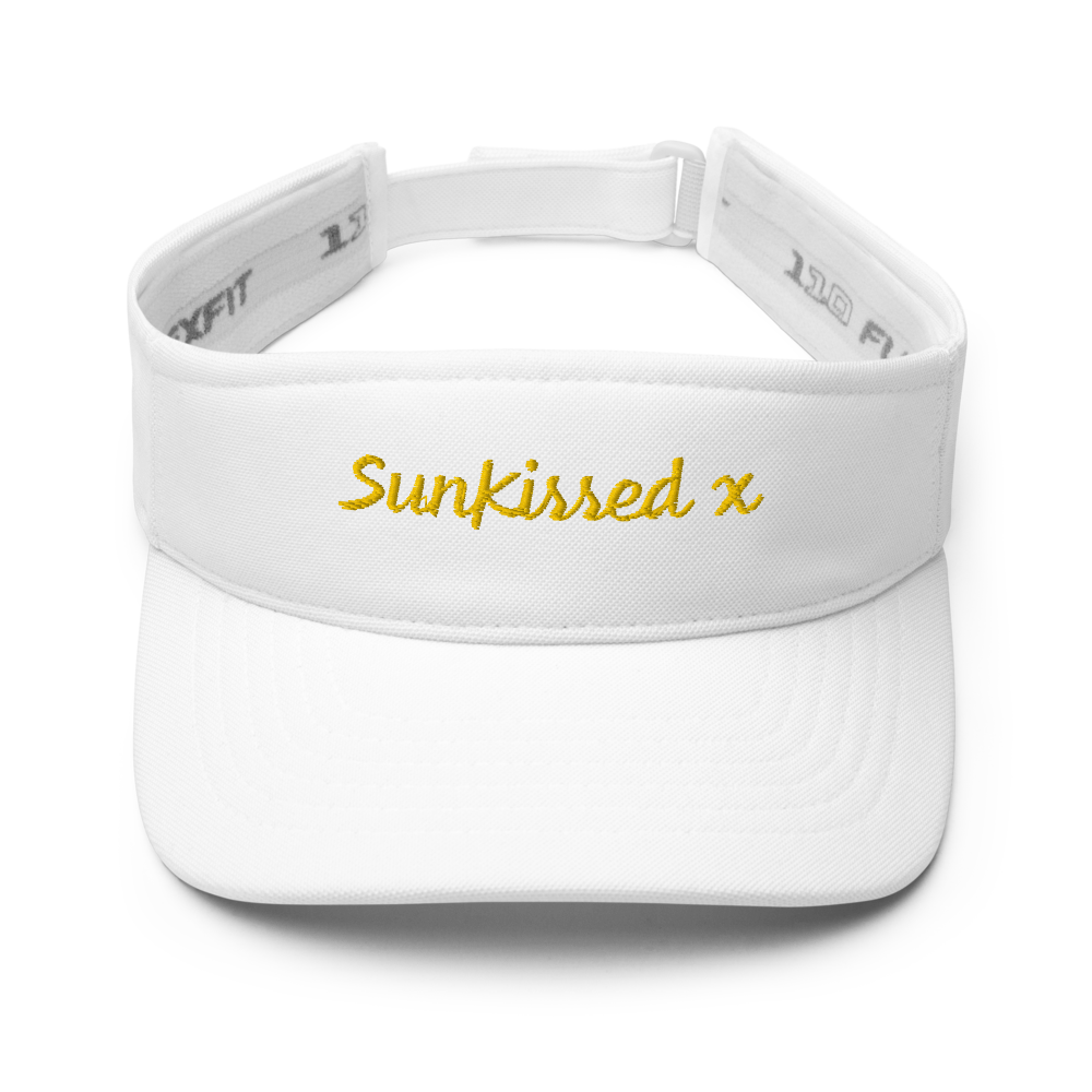 Sun Kissed Beach Visor  - White