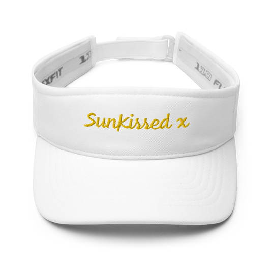 Sun Kissed Beach Visor  - White